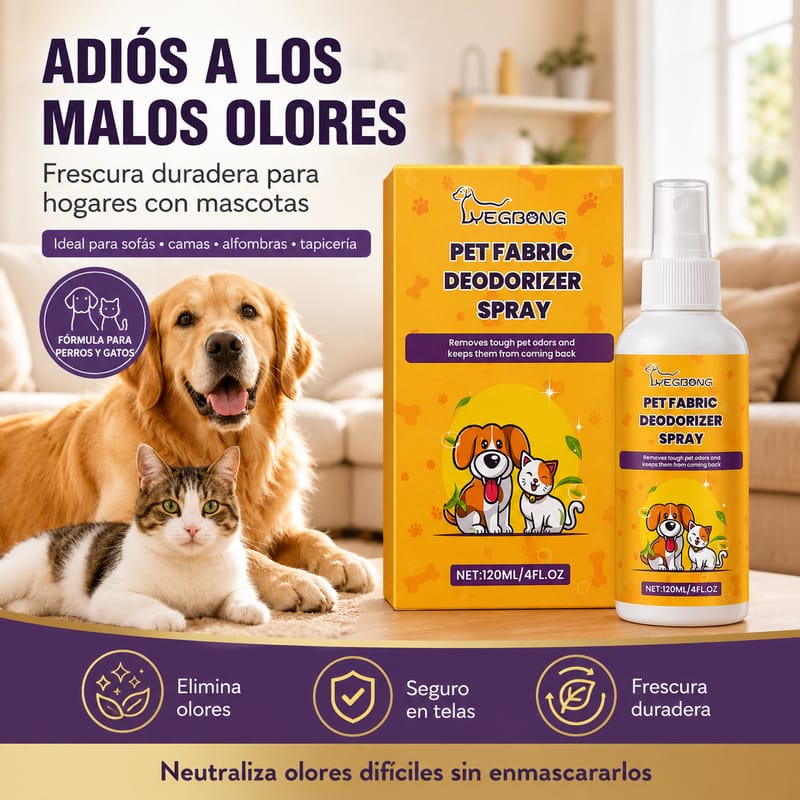 Adiós a los malos olores: frescura duradera para hogares con mascotas